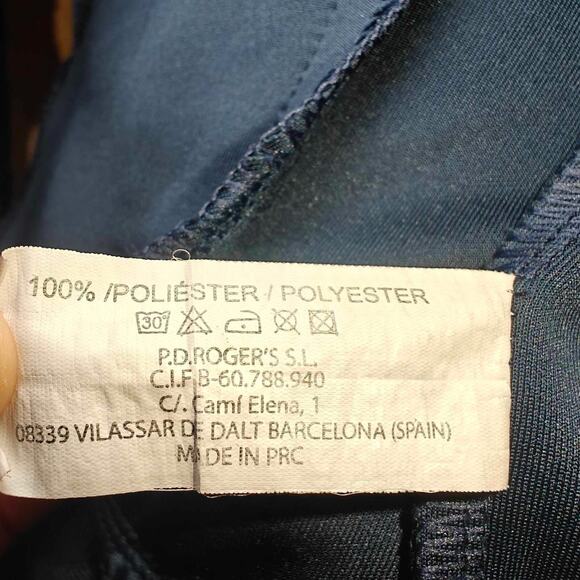 FCB Barcelona Youth size 14 Soccer Blue Full Zip Jacket Pockets Track Sweater - Picture 8 of 8